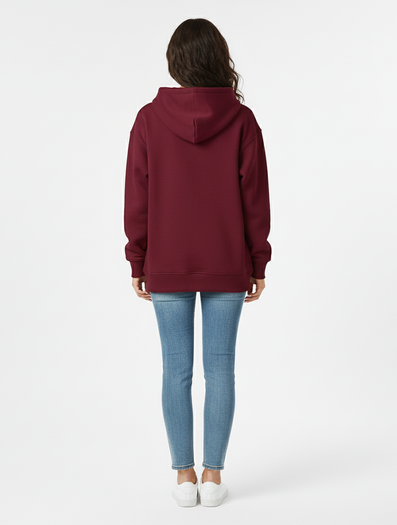 Regal Wine 390 GSM Heavyweight Pullover Hoodie | Glamoura X by Zadine Premium Fall/Winter Blanks