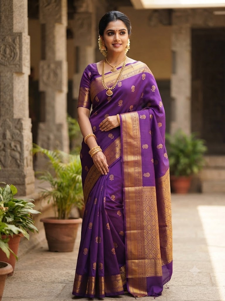 Sirumugai Pure Handloom Kanchi Soft Silk Sarees with blouse- Multiple collection