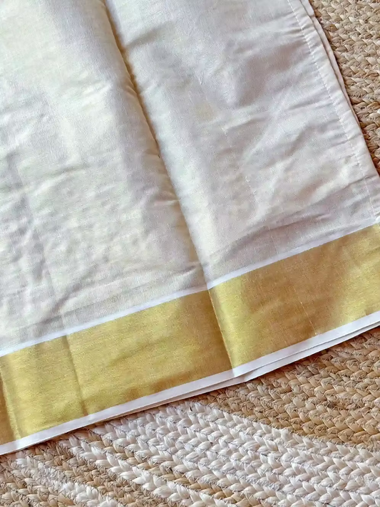 Golden Tissue Kurthi with Stone Work