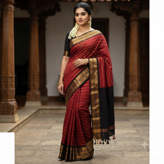 Sirumugai Pure Handloom Kanchi Soft Silk Sarees, Maheswari - Mutiple collections