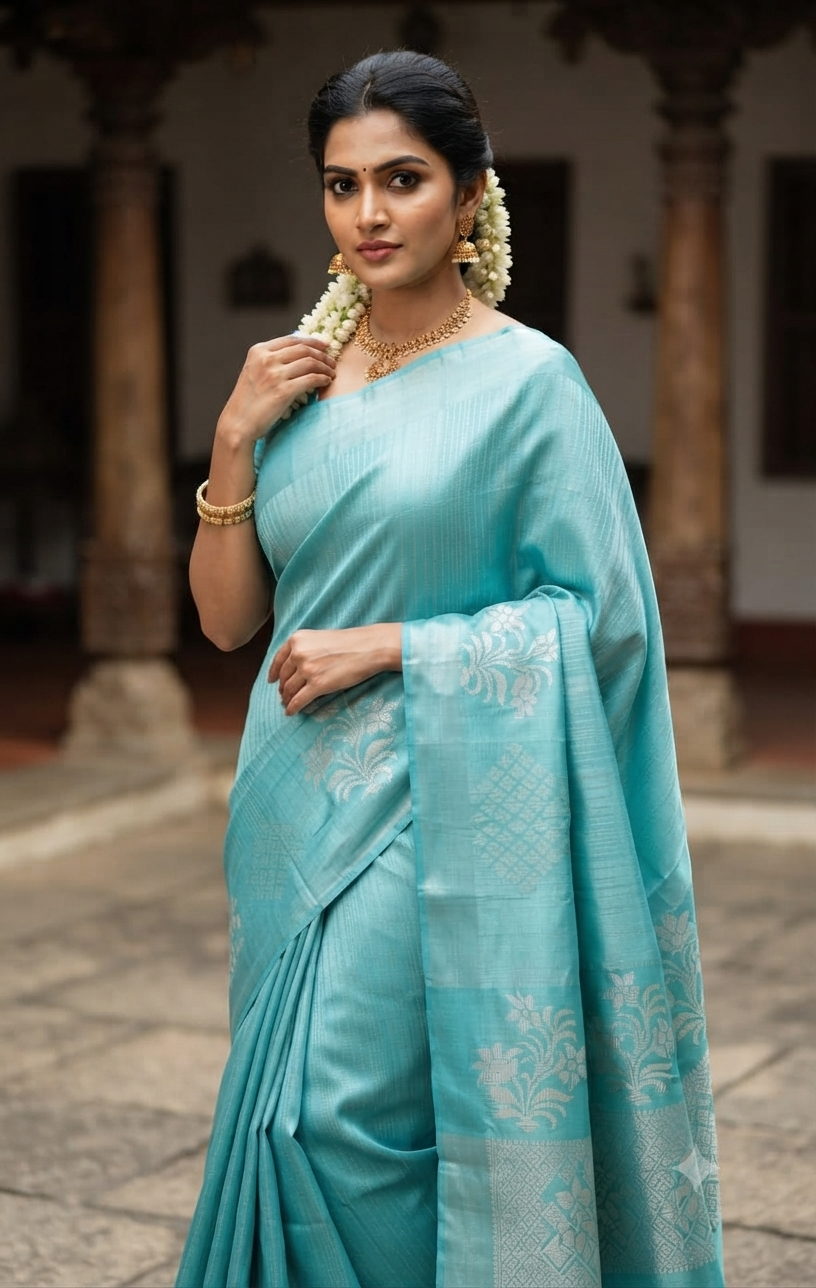 Sirumugai Pure Handloom Kanchi Soft Silk Sarees-Double side hand korai- Mutiple collection