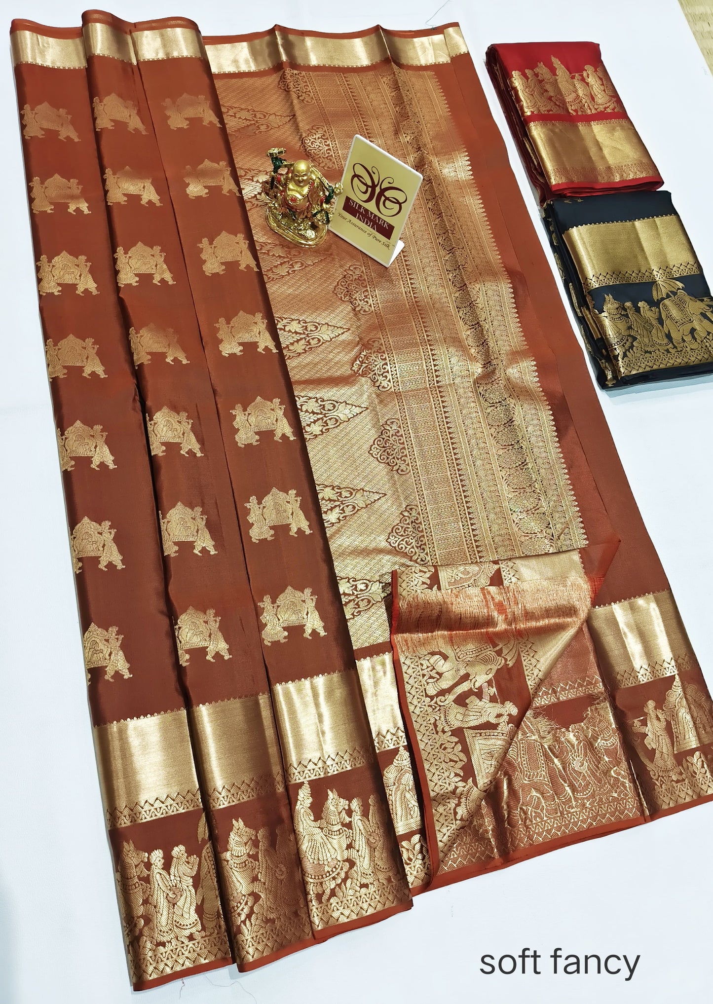 Kanchipuram Pure Soft Silks Sarees-with Silk Mark certificate- catalogue C2- 240 collections
