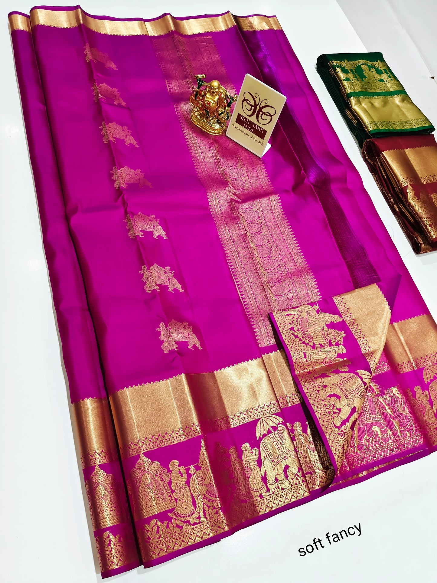 Kanchipuram Pure Soft Silks Sarees-with Silk Mark certificate- catalogue C2- 240 collections