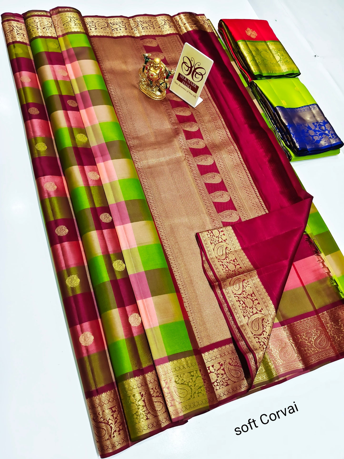 Kanchipuram Pure Soft Silks Sarees-with Silk Mark certificate- catalogue C2- 240 collections