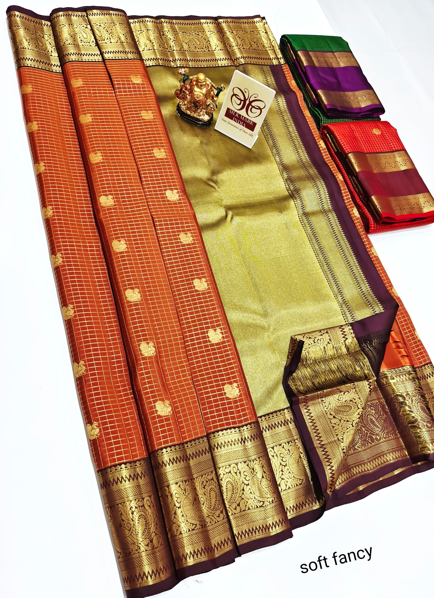 Kanchipuram Pure Soft Silks Sarees-with Silk Mark certificate- catalogue C3- 220 collections