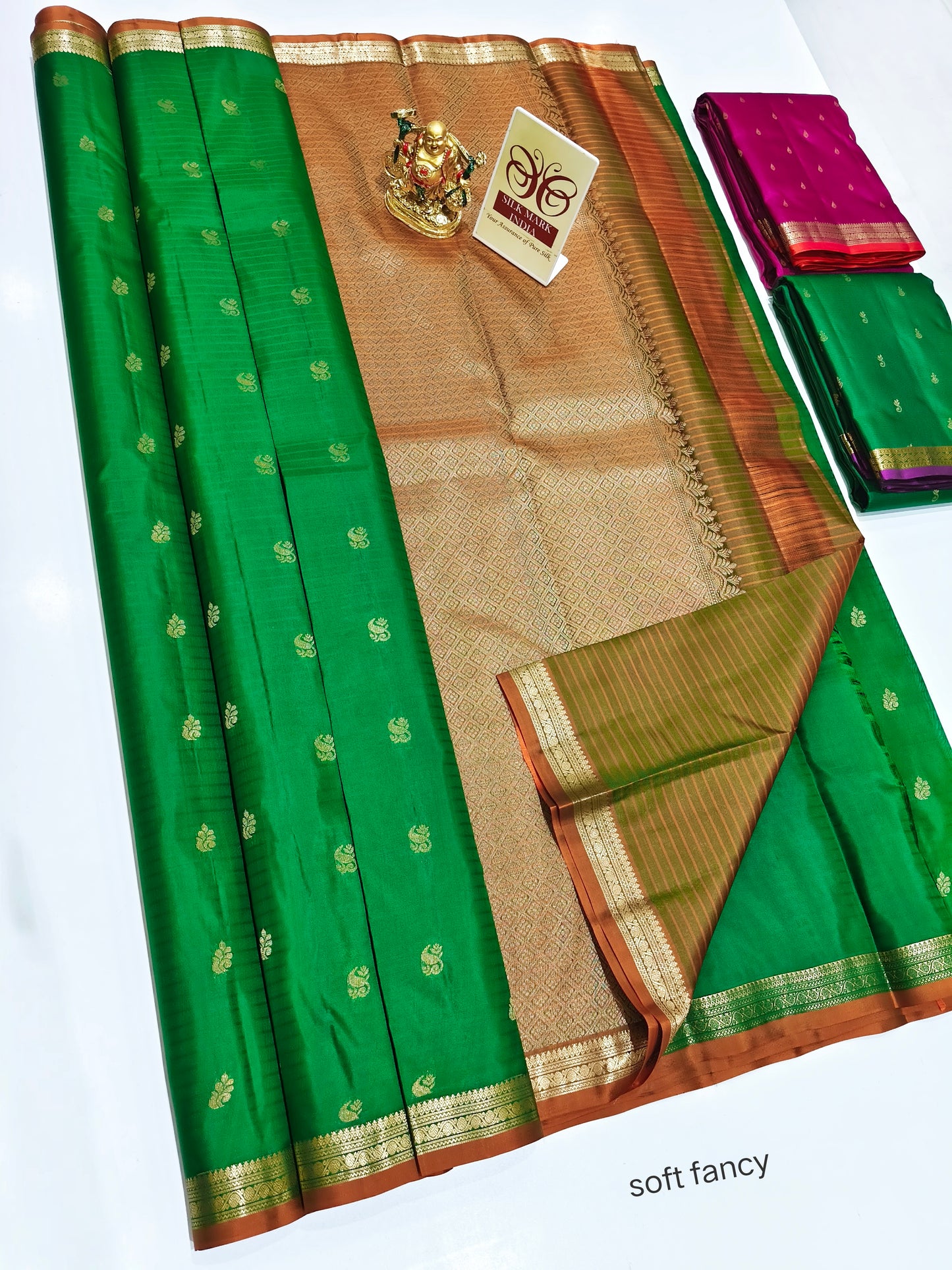 Kanchipuram Pure Soft Silks Sarees-with Silk Mark certificate- catalogue C4- 220 collections