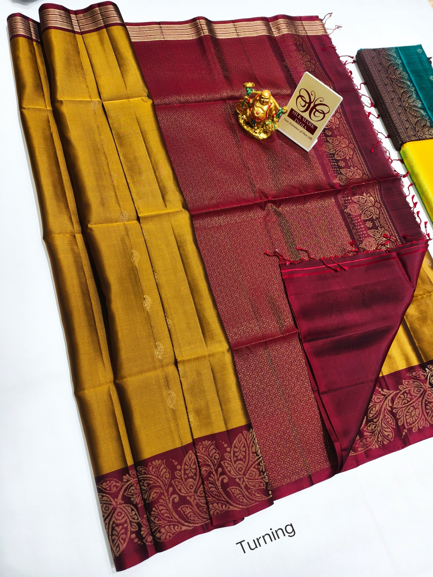 Kanchipuram Pure Soft Silks Sarees-with Silk Mark certificate- catalogue C4- 220 collections