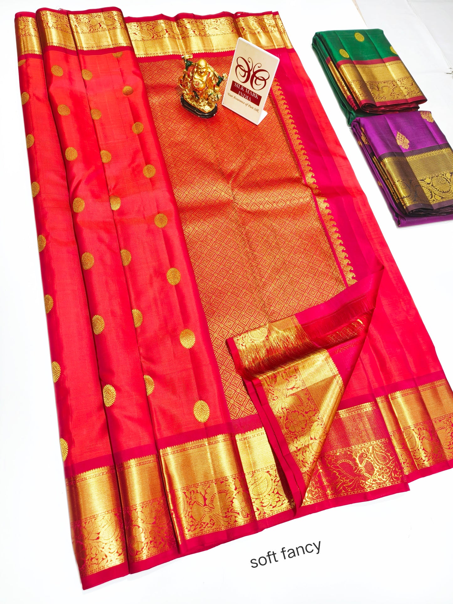 Kanchipuram Pure Soft Silks Sarees-with Silk Mark certificate- catalogue C4- 220 collections