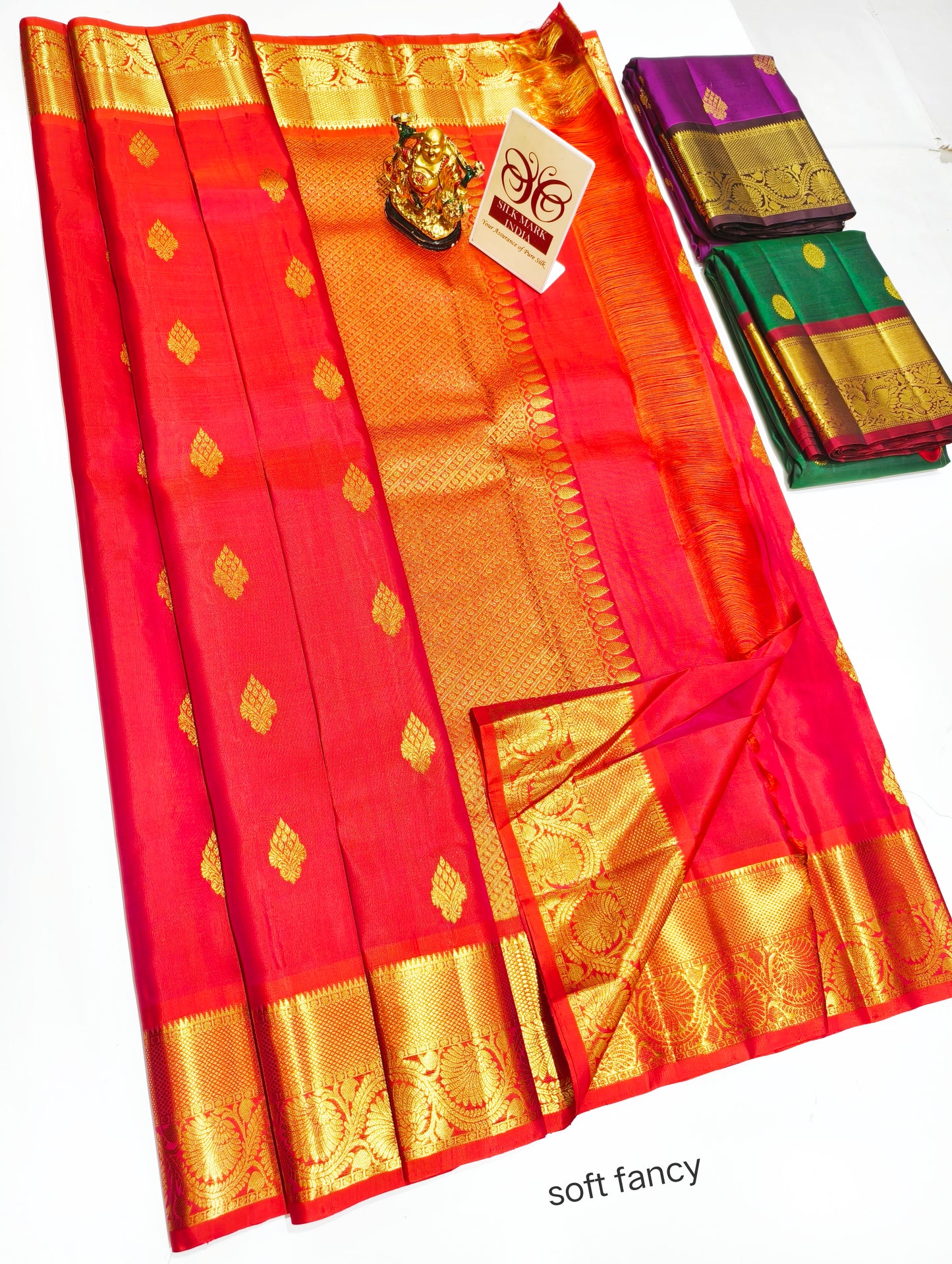 Kanchipuram Pure Soft Silks Sarees-with Silk Mark certificate- catalogue C4- 220 collections