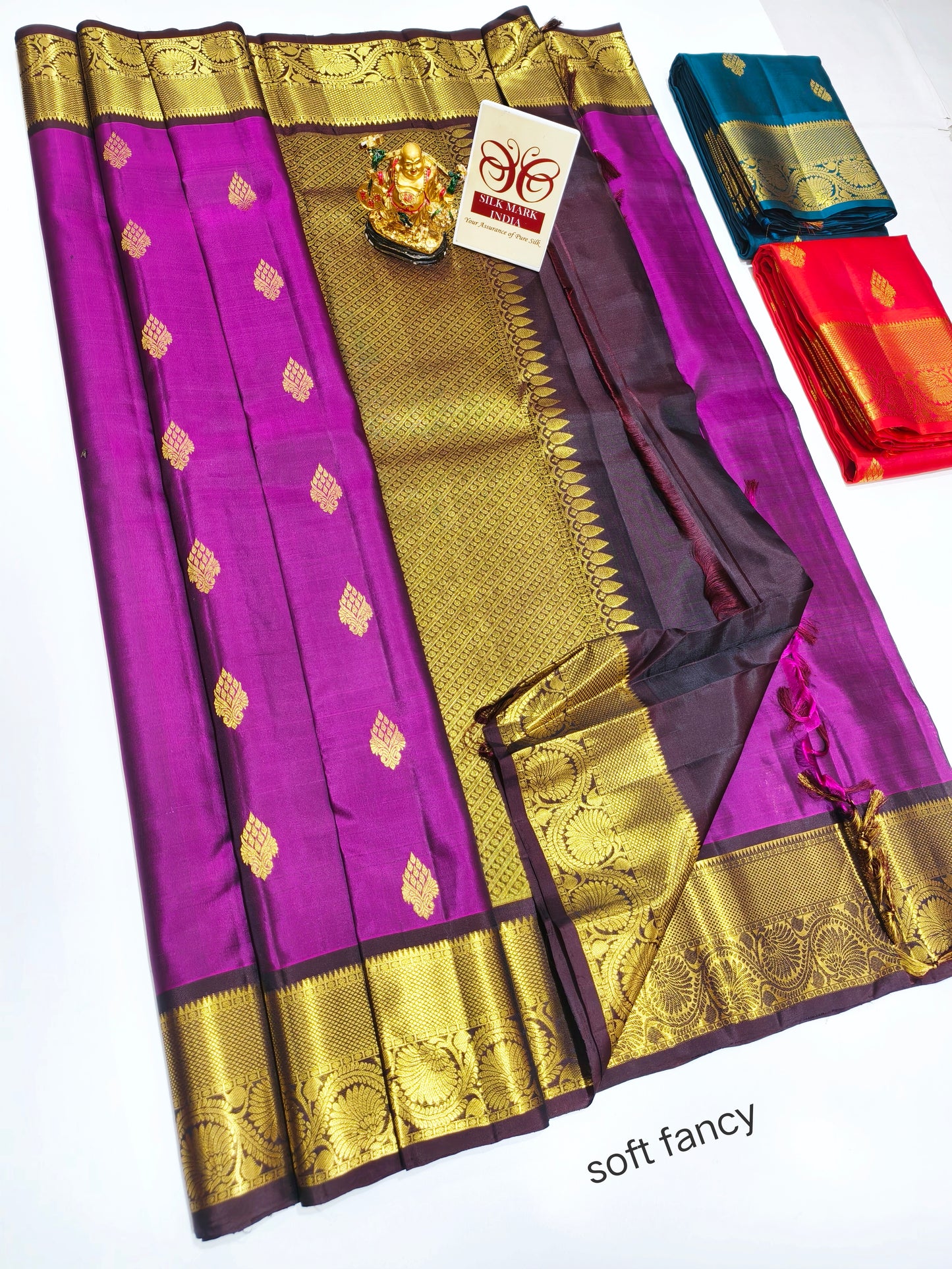Kanchipuram Pure Soft Silks Sarees-with Silk Mark certificate- catalogue C4- 220 collections