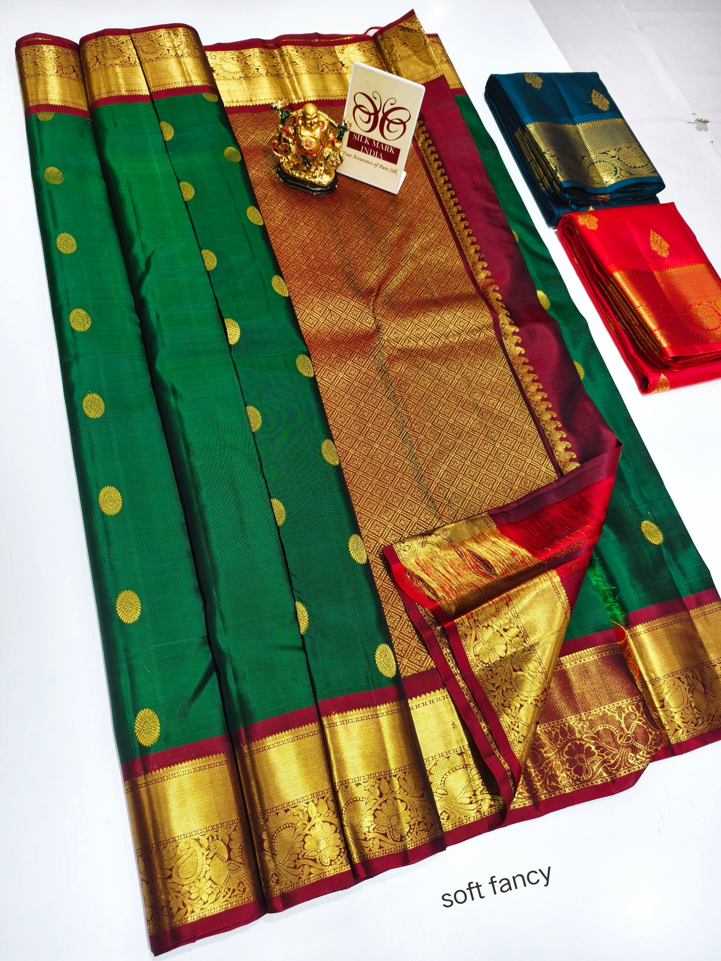 Kanchipuram Pure Soft Silks Sarees-with Silk Mark certificate- catalogue C4- 220 collections
