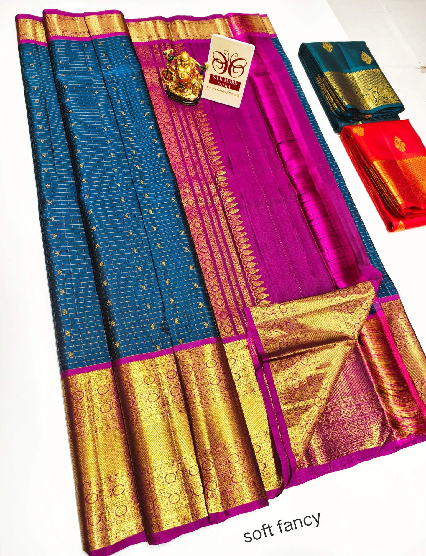 Kanchipuram Pure Soft Silks Sarees-with Silk Mark certificate- catalogue C4- 220 collections