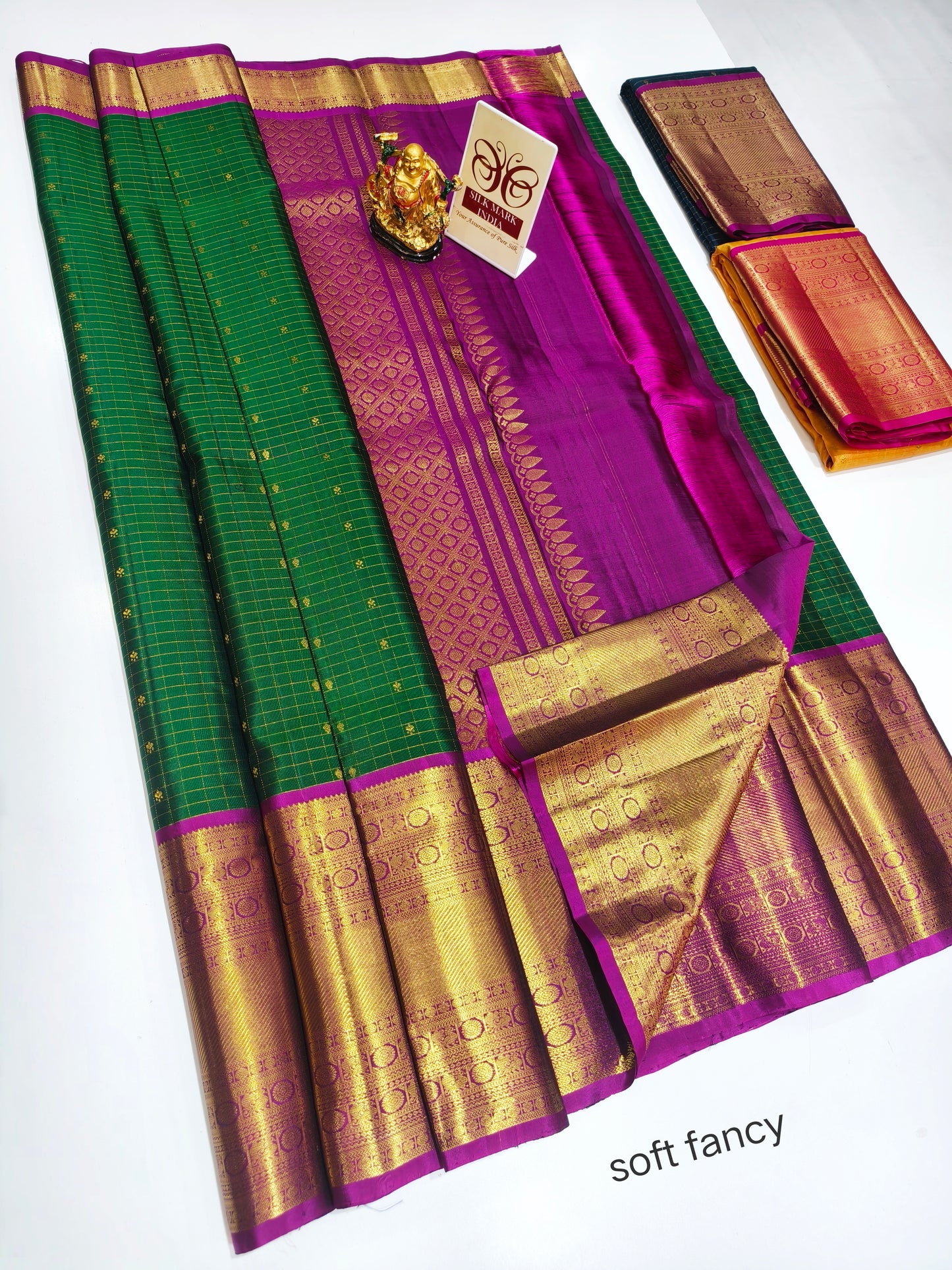 Kanchipuram Pure Soft Silks Sarees-with Silk Mark certificate- catalogue C4- 220 collections