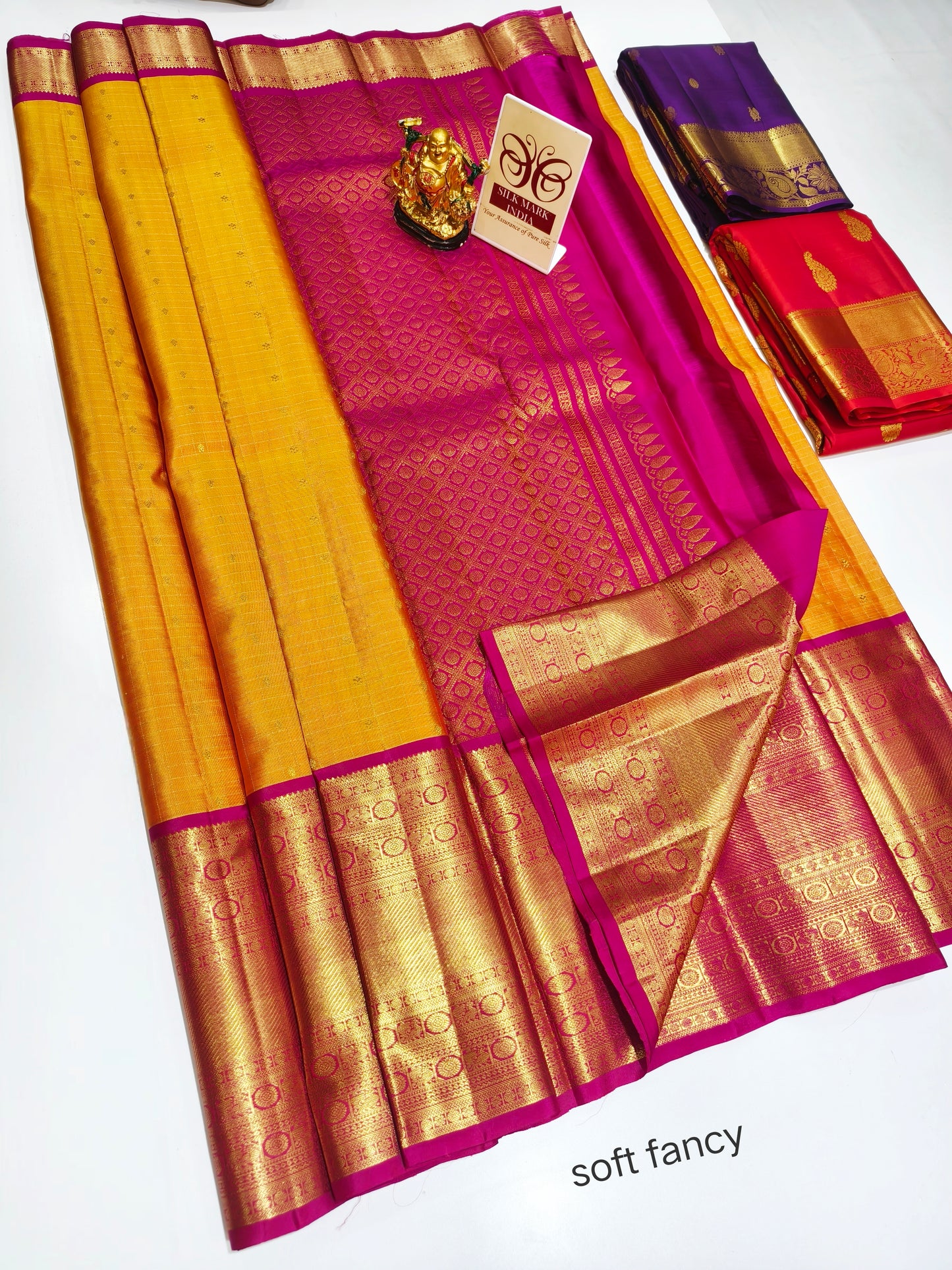 Kanchipuram Pure Soft Silks Sarees-with Silk Mark certificate- catalogue C4- 220 collections