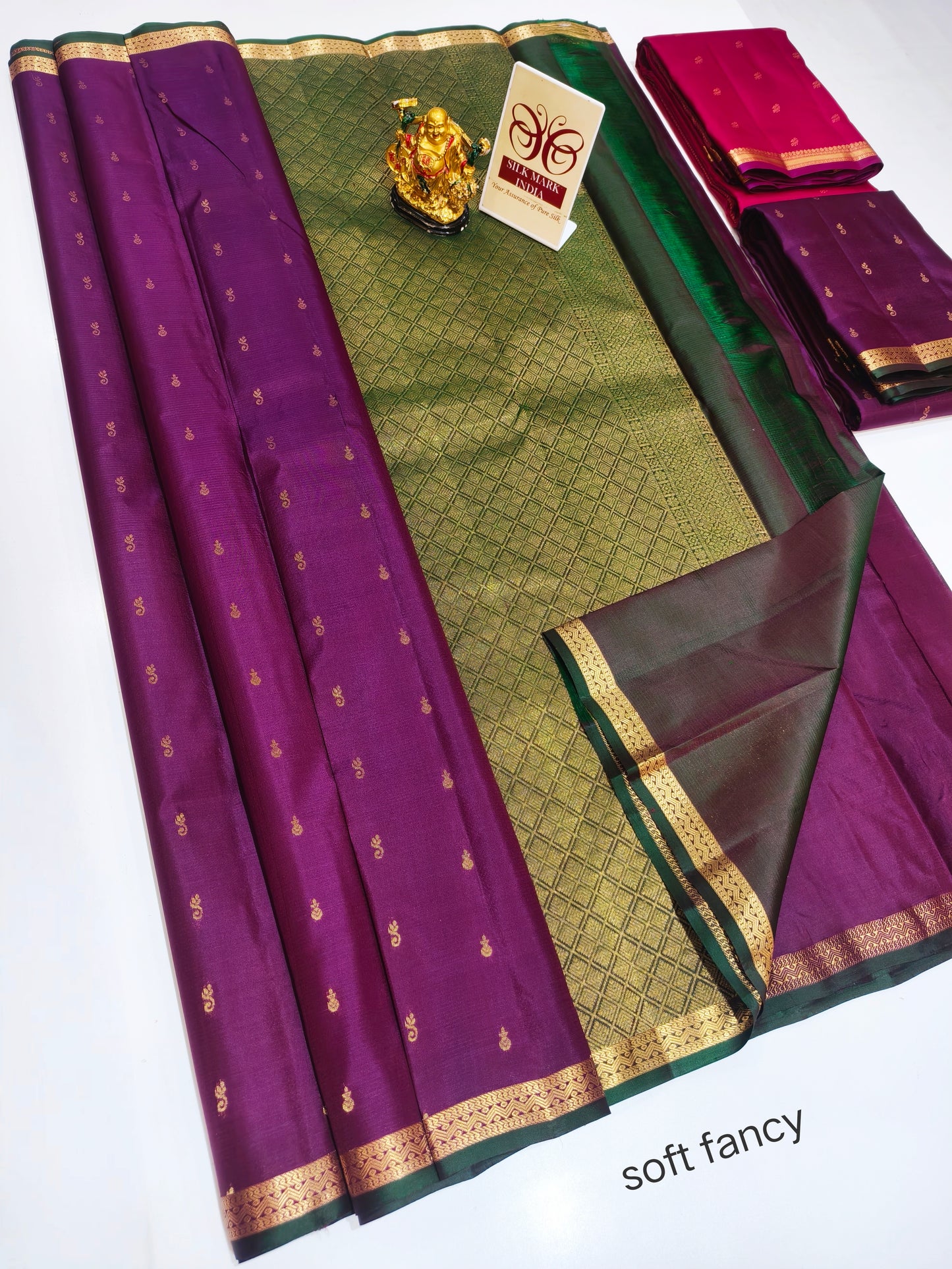 Kanchipuram Pure Soft Silks Sarees-with Silk Mark certificate- catalogue C4- 220 collections