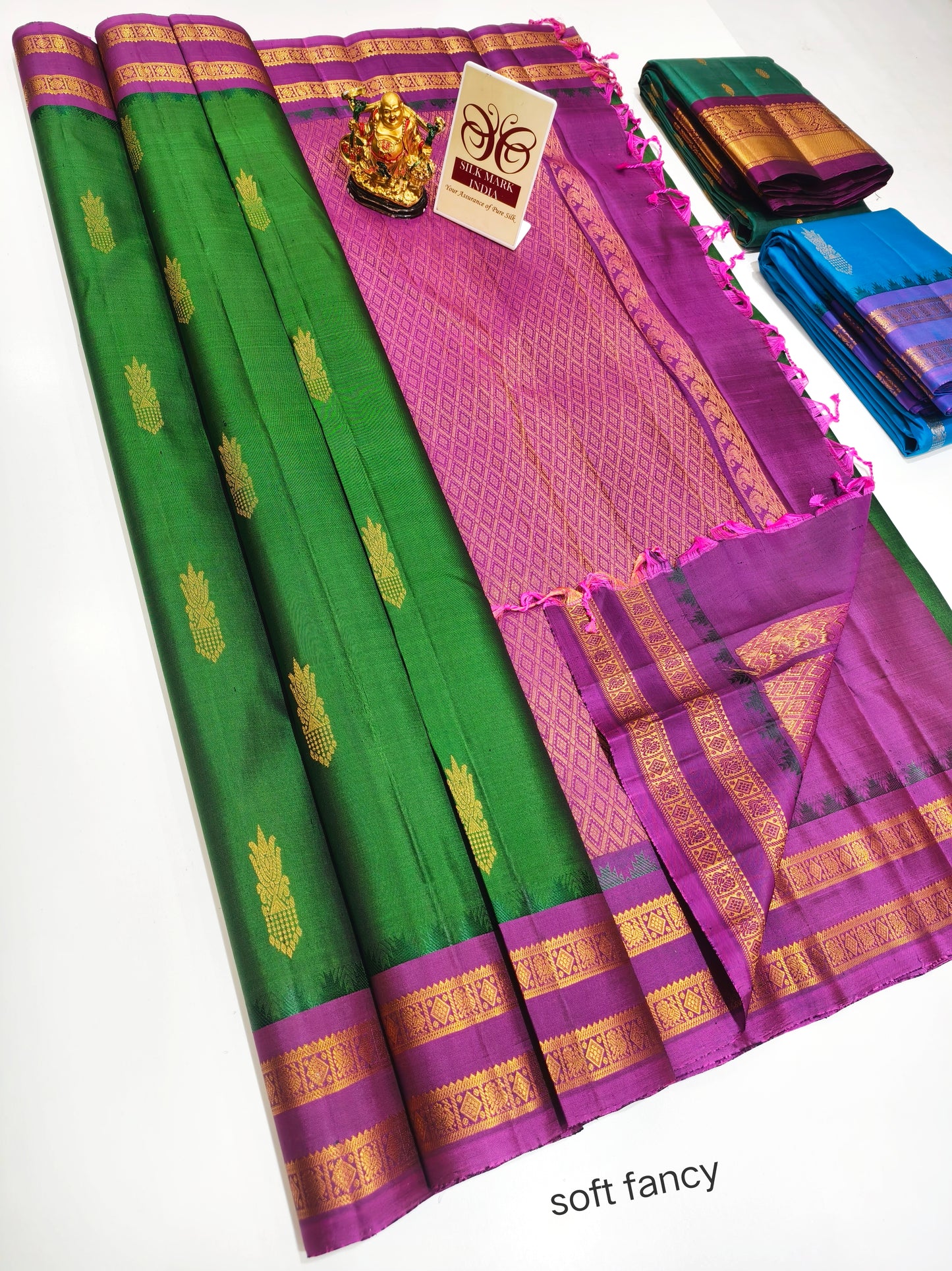 Kanchipuram Pure Soft Silks Sarees-with Silk Mark certificate- catalogue C4- 220 collections