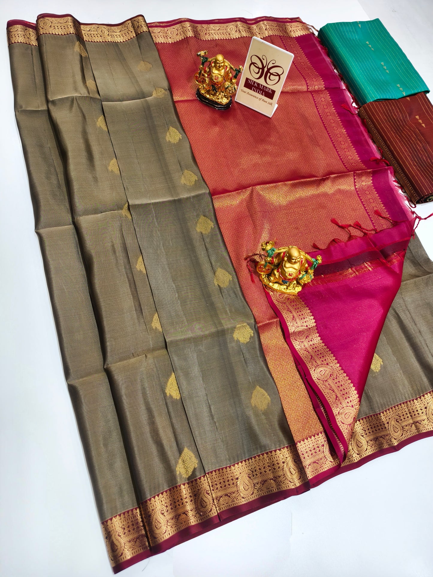 Kanchipuram Pure Soft Silks Sarees-with Silk Mark certificate- catalogue C4- 220 collections