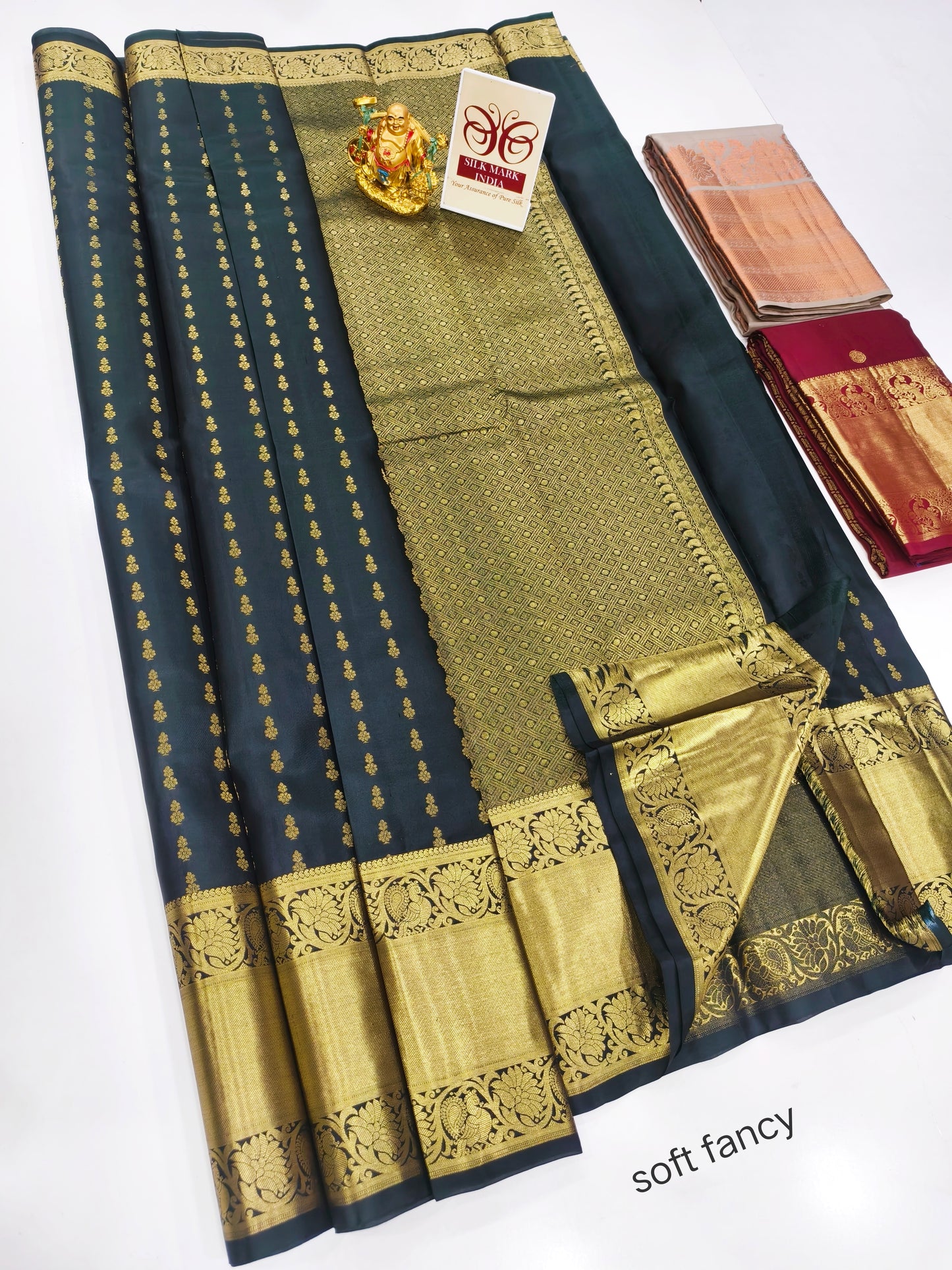 Kanchipuram Pure Soft Silks Sarees-with Silk Mark certificate- catalogue C4- 220 collections