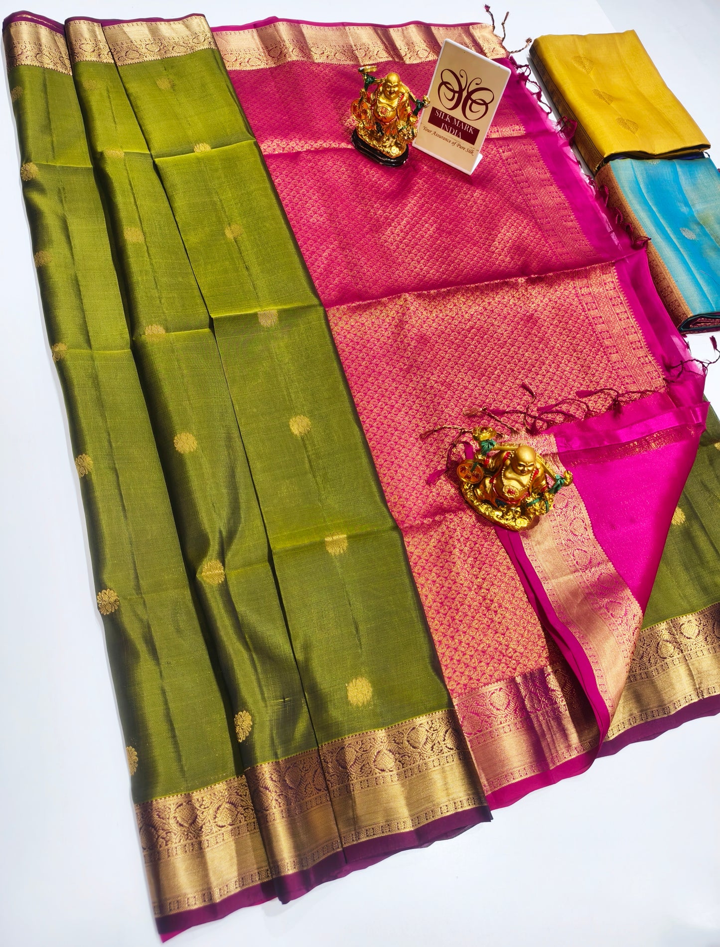 Kanchipuram Pure Soft Silks Sarees-with Silk Mark certificate- catalogue C4- 220 collections