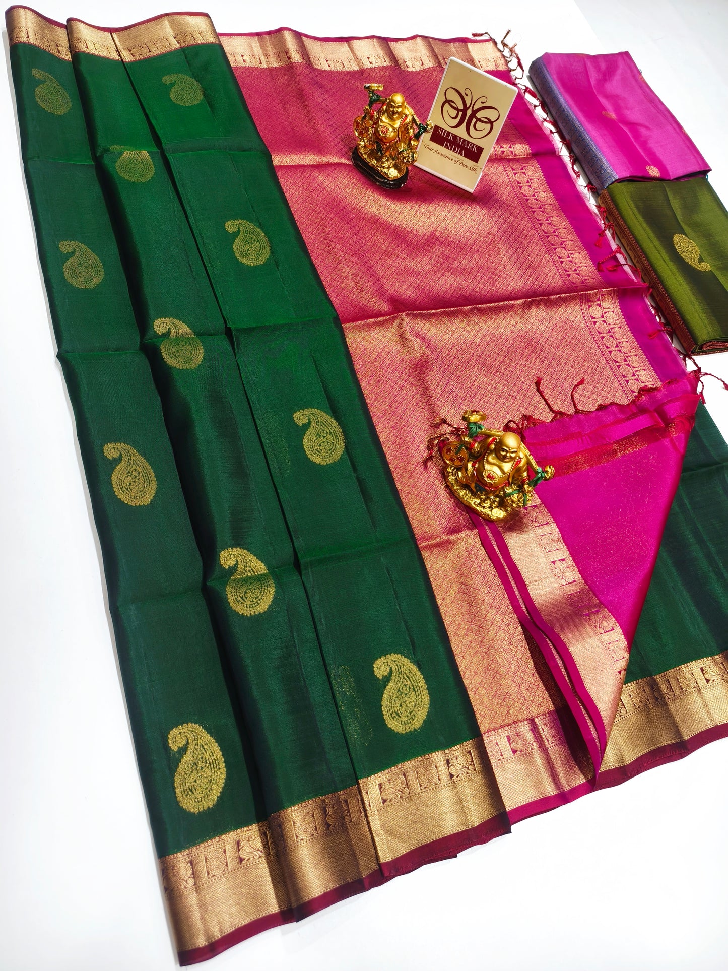 Kanchipuram Pure Soft Silks Sarees-with Silk Mark certificate- catalogue C4- 220 collections