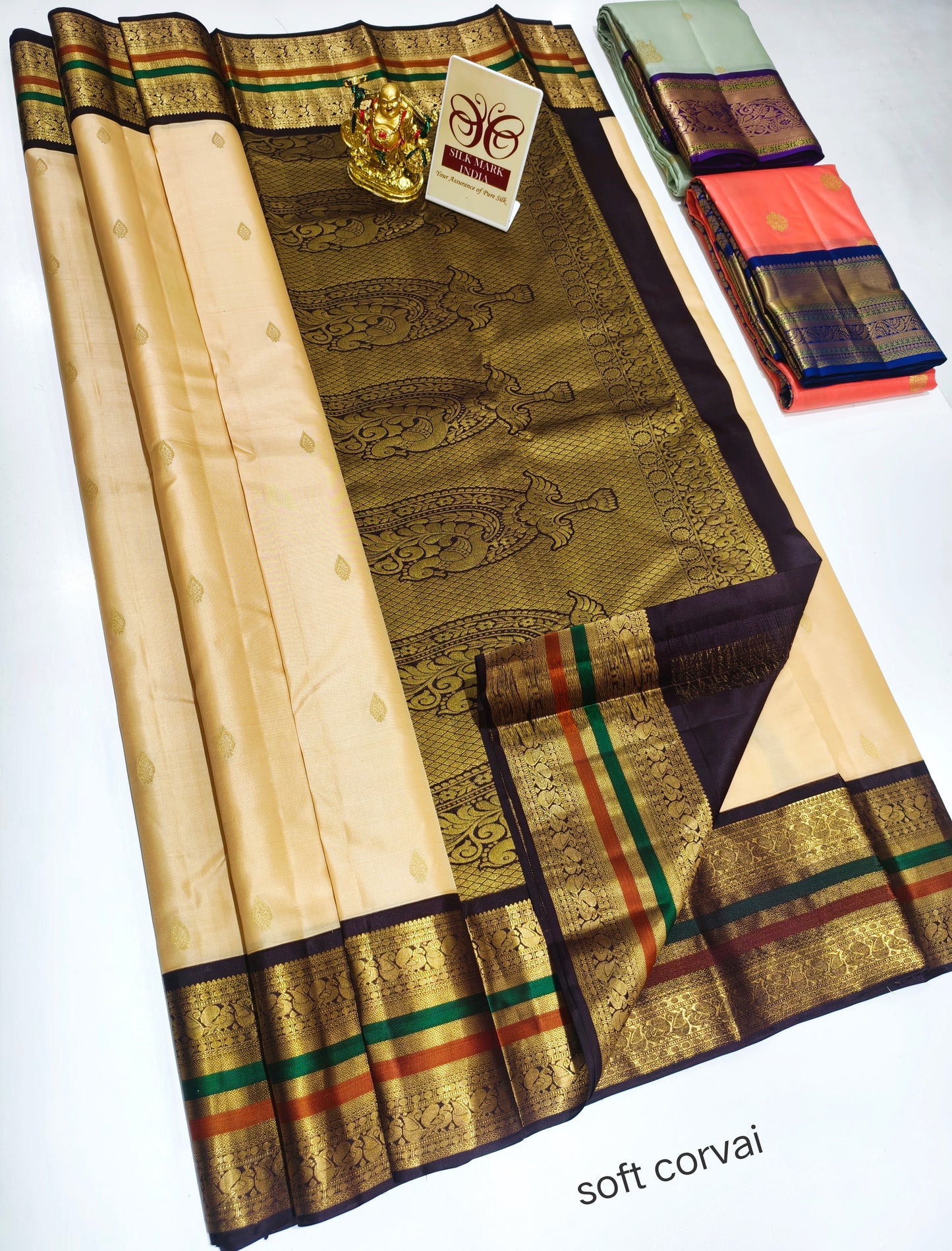 Kanchipuram Pure Soft Silks Sarees-with Silk Mark certificate- catalogue C4- 220 collections