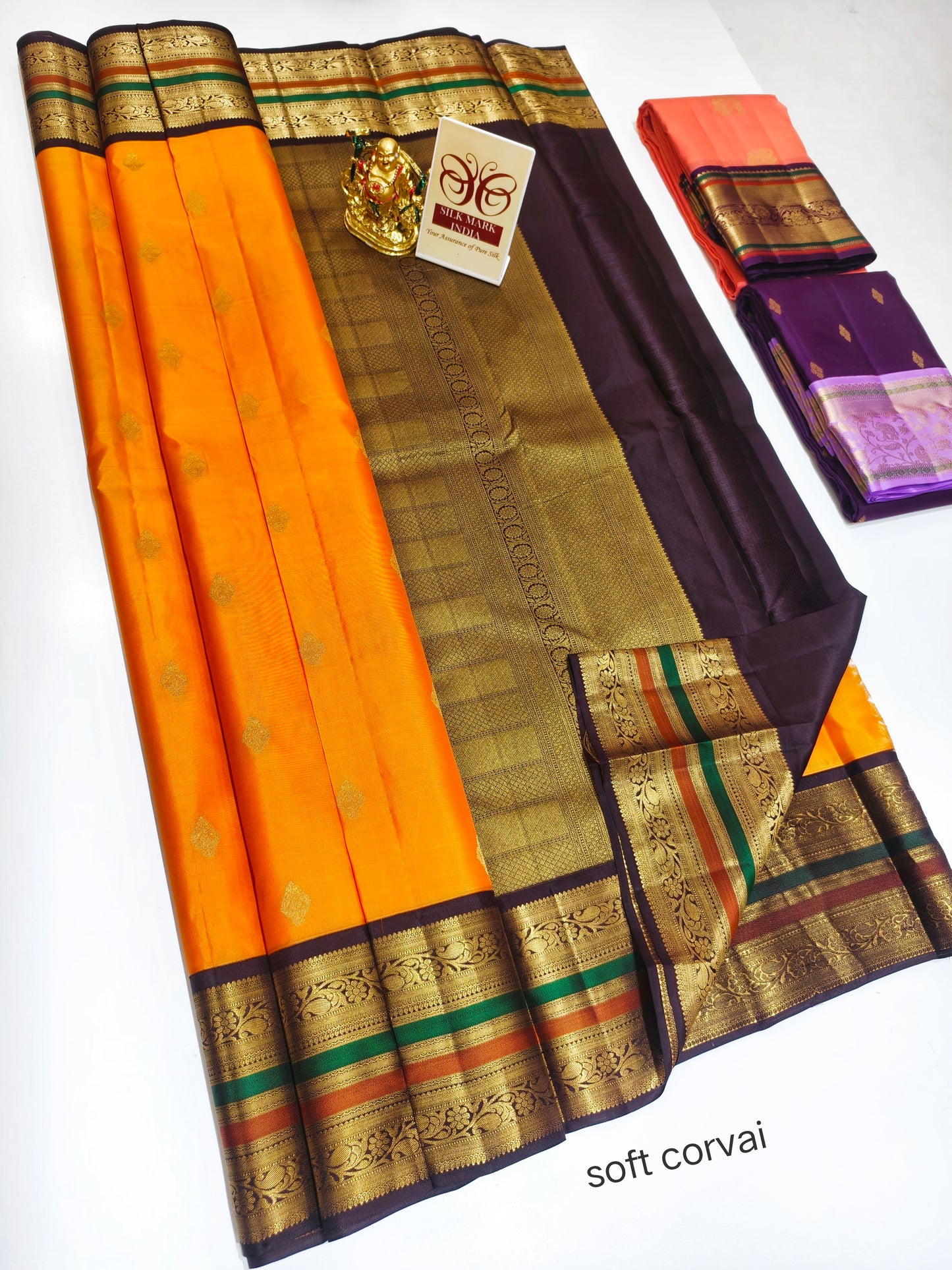 Kanchipuram Pure Soft Silks Sarees-with Silk Mark certificate- catalogue C4- 220 collections