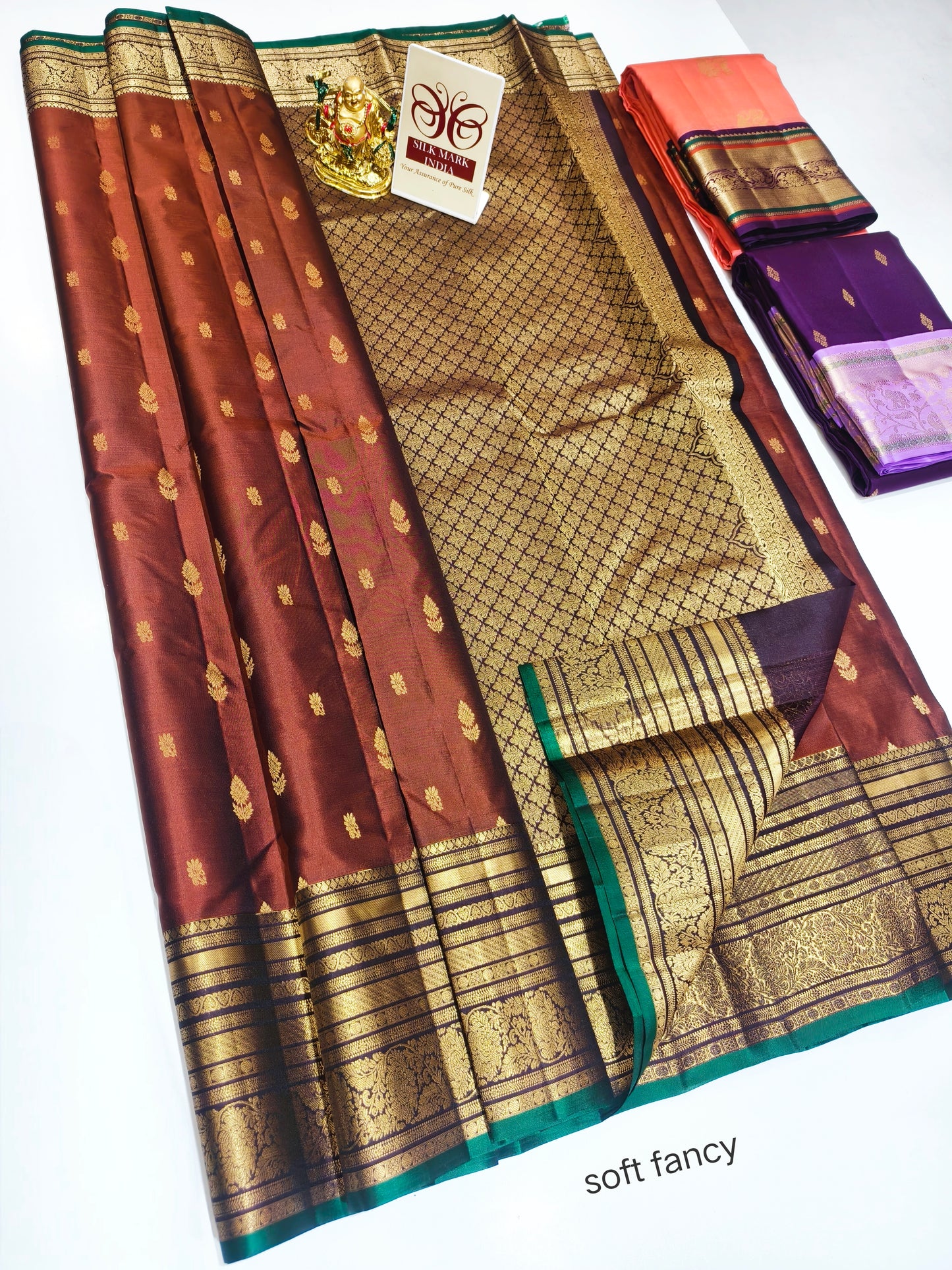 Kanchipuram Pure Soft Silks Sarees-with Silk Mark certificate- catalogue C4- 220 collections