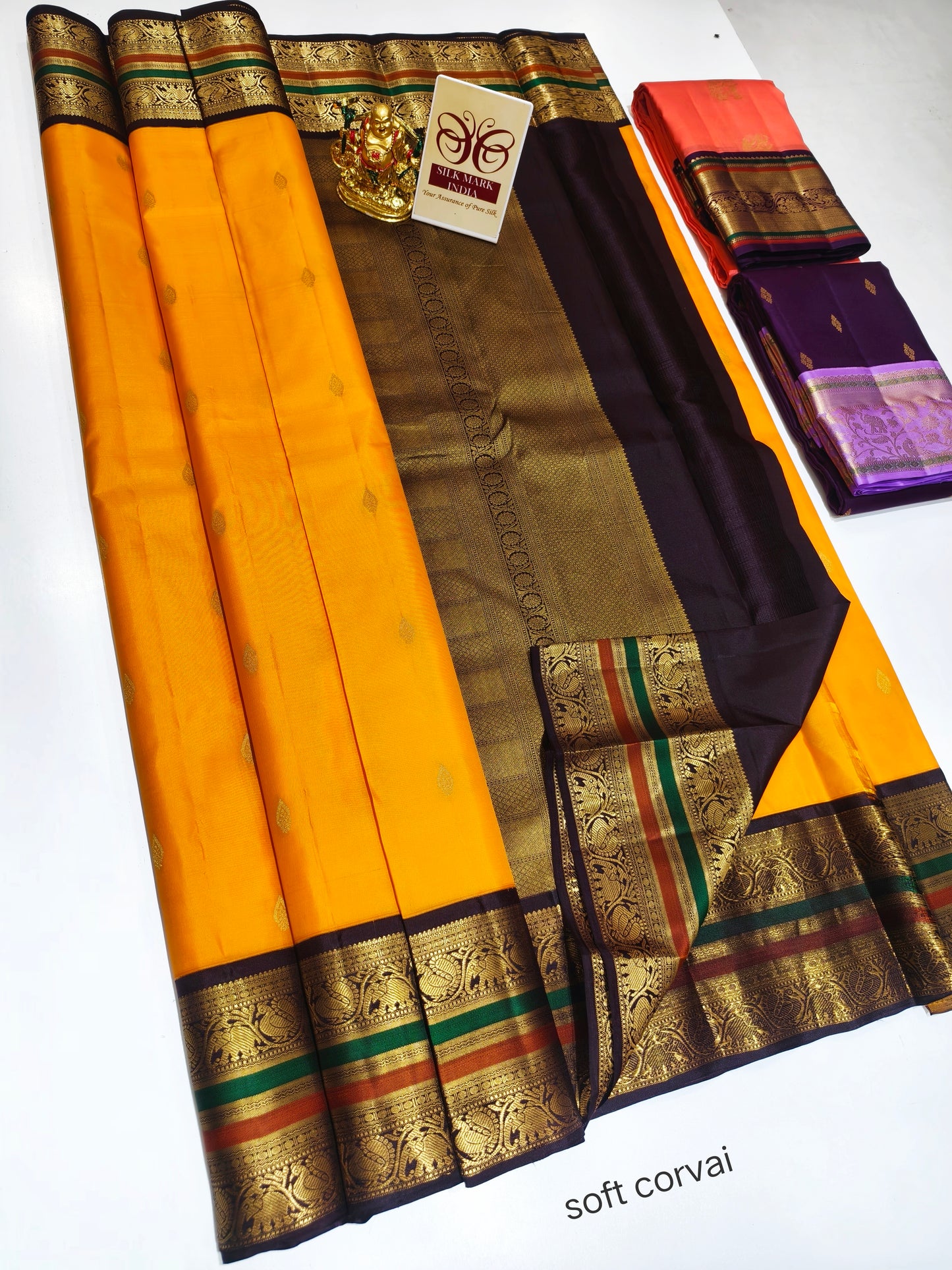 Kanchipuram Pure Soft Silks Sarees-with Silk Mark certificate- catalogue C4- 220 collections