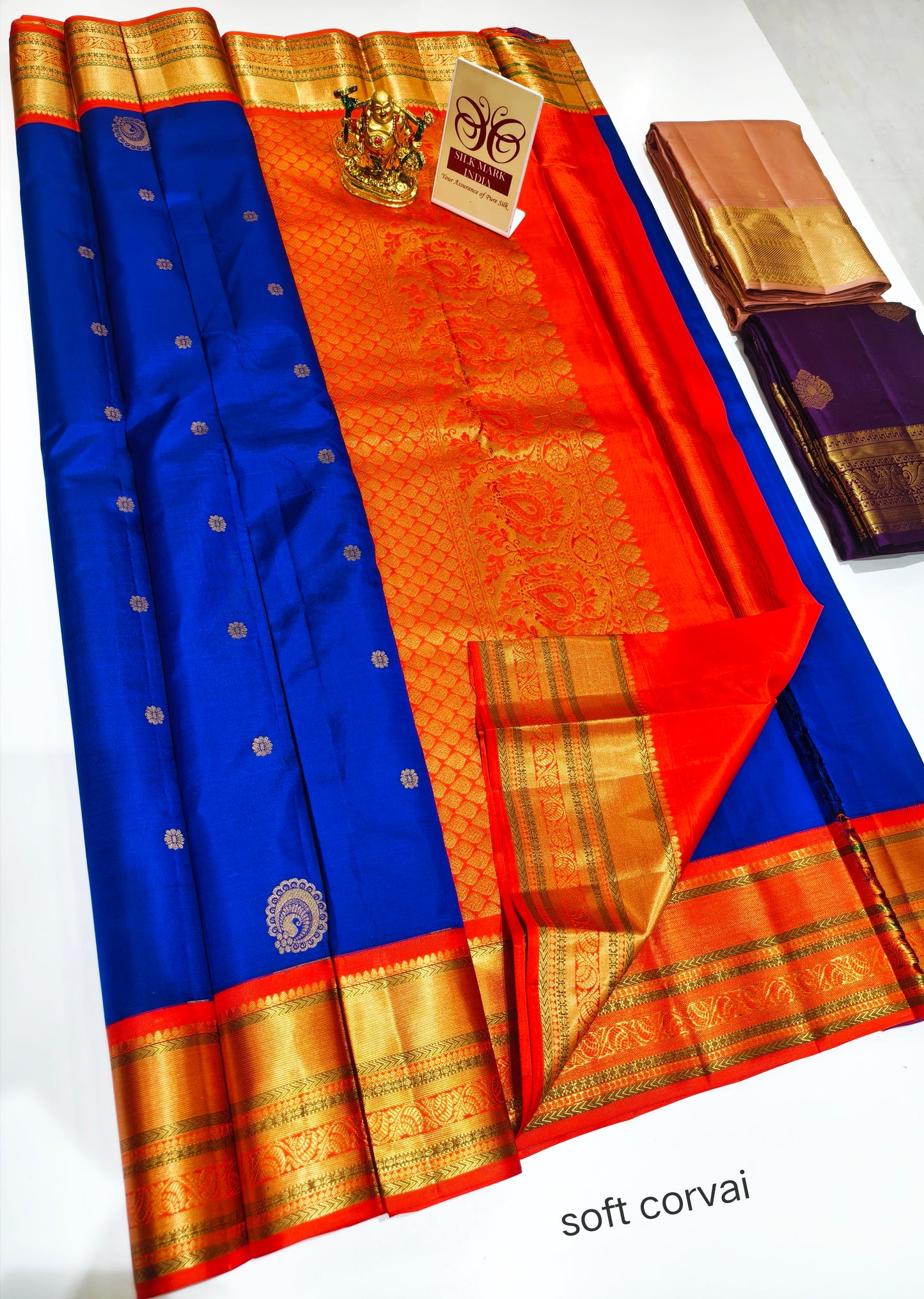Kanchipuram Pure Soft Silks Sarees-with Silk Mark certificate- catalogue C4- 220 collections
