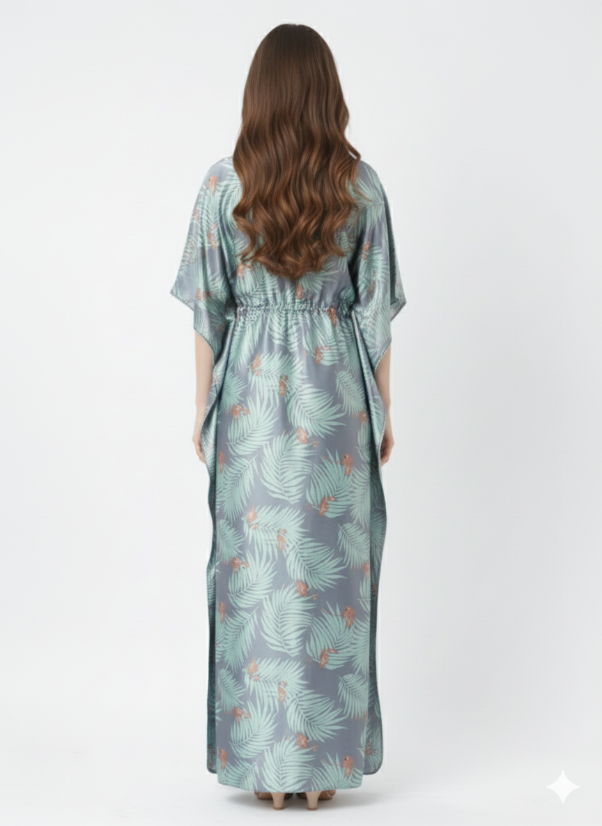 Tropical Mist Kaftan Style Nightgown – Glamoura X