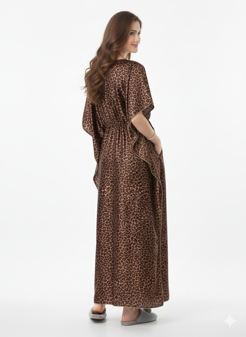 Safari Luxe Kaftan Style Nightgown – Glamoura X