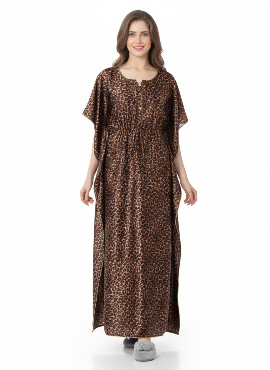 Safari Luxe Kaftan Style Nightgown – Glamoura X