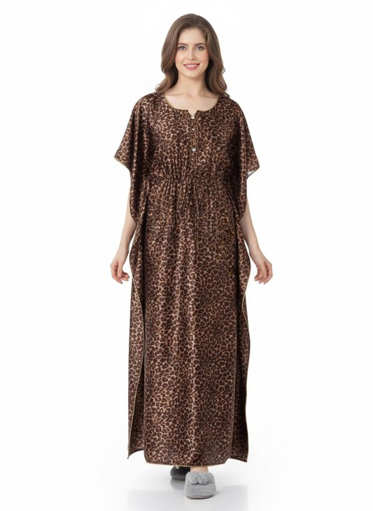 Safari Luxe Kaftan Style Nightgown – Glamoura X
