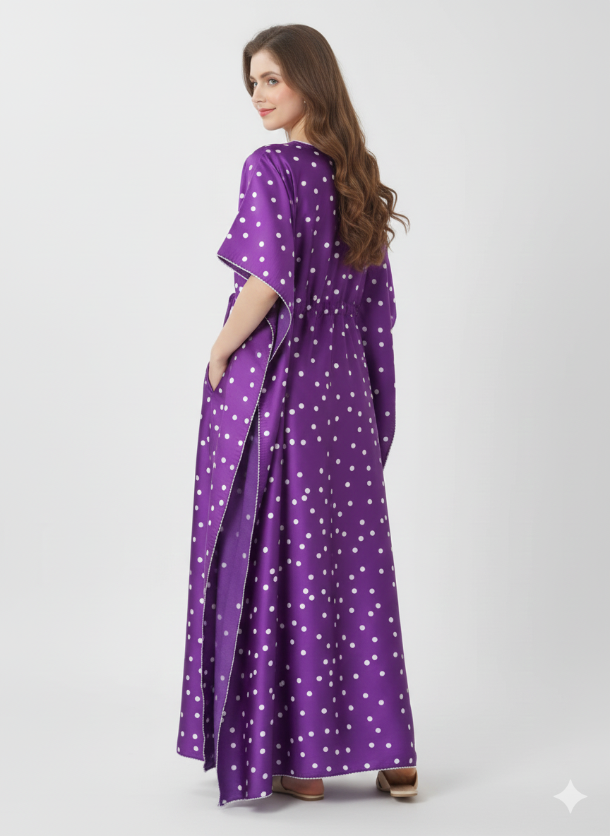 Violet Polka Dot Nightgown – Glamoura X