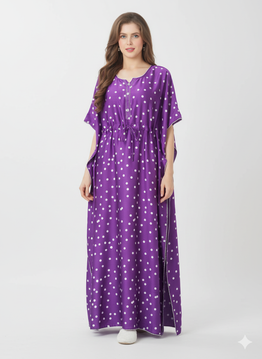 Violet Polka Dot Nightgown – Glamoura X