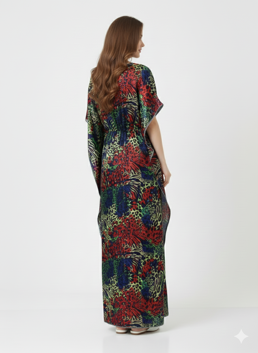 Jewel Safari Kaftan Style Nightgown – Glamoura X