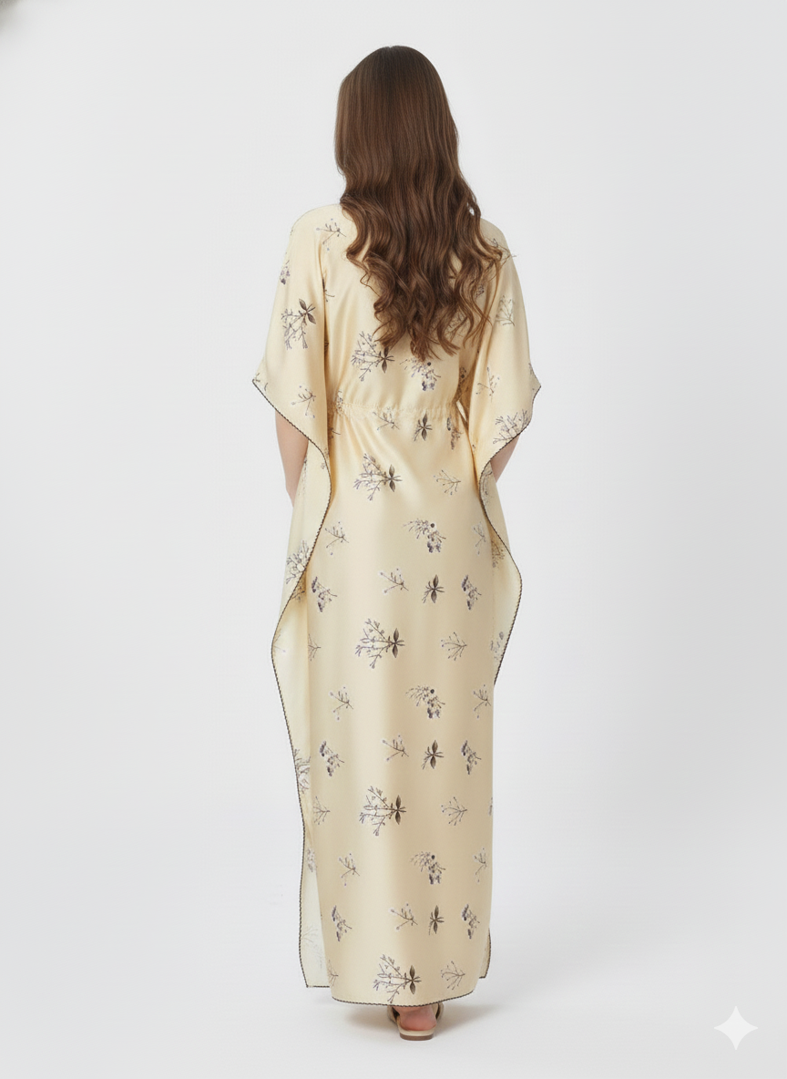 Meadow Bloom Kaftan Style Nightgown – Glamoura X