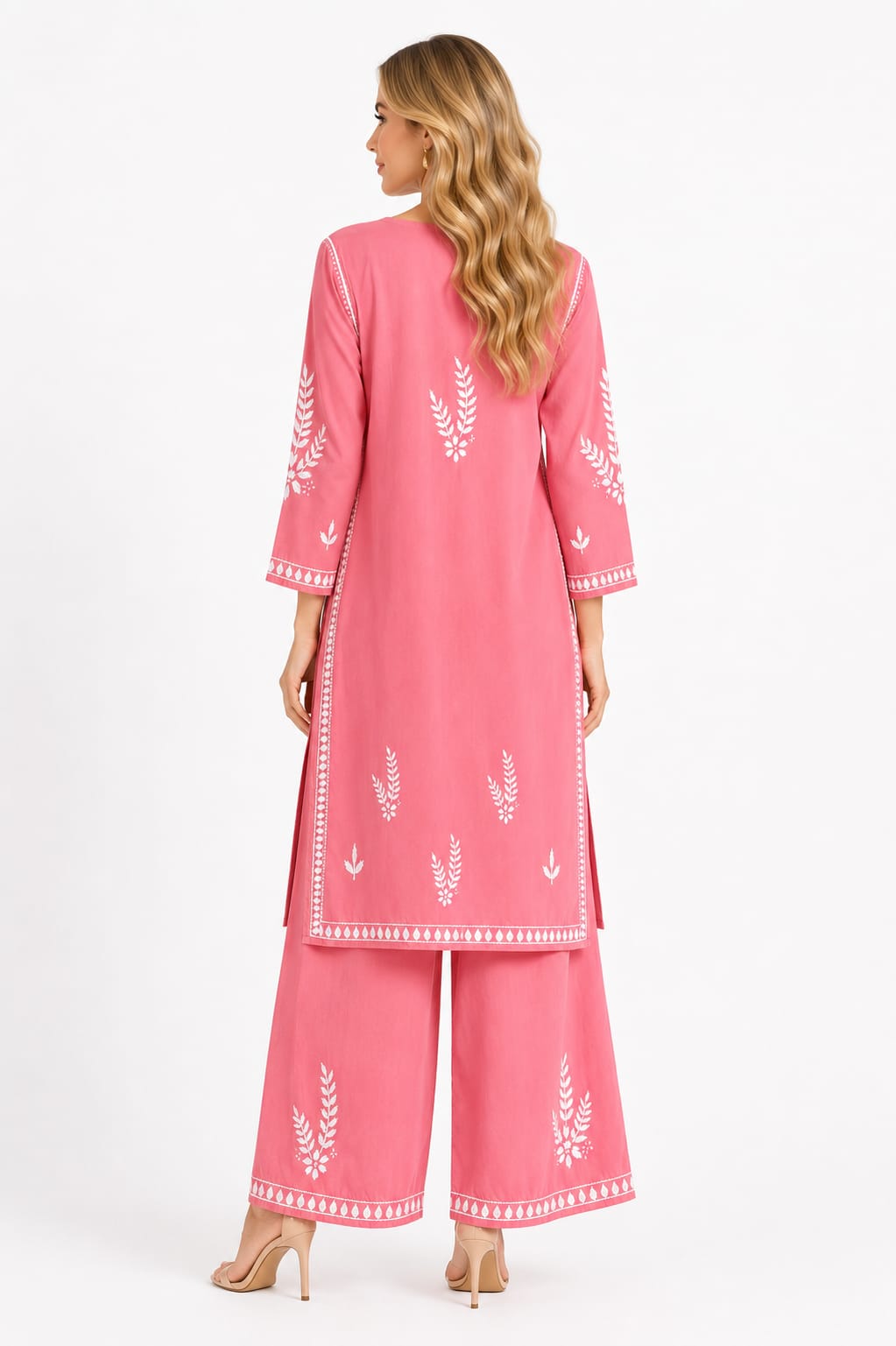 Rayon Kurti Palazzo Set