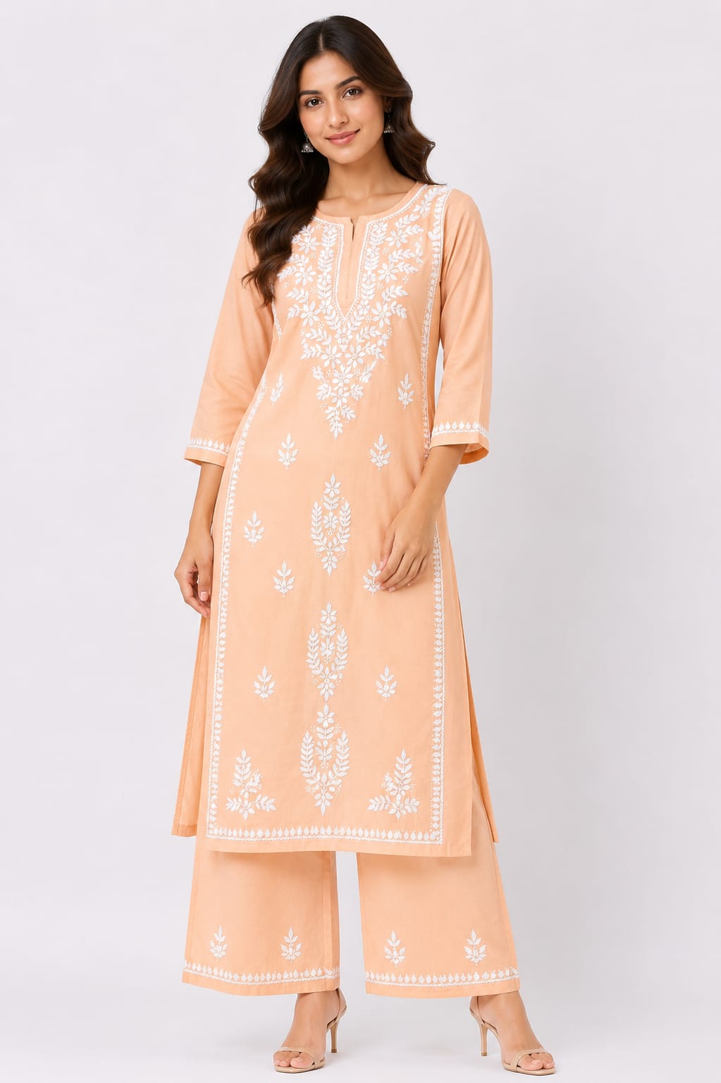 Rayon Kurti Palazzo Set