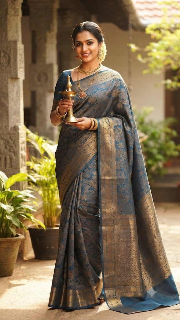 Sirumugai Pure Handloom Kanchi Soft Silk Sarees Jackard weaving - Mulitple colour