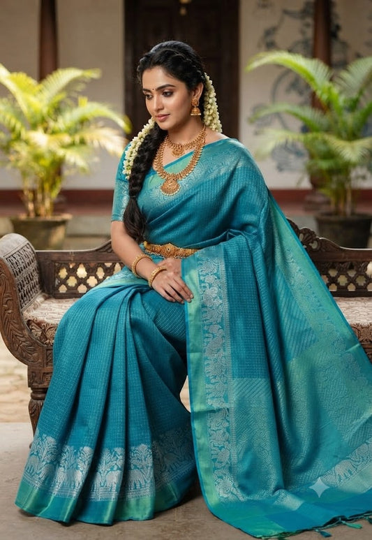 Sirumugai Pure Handloom Kanchi Soft Silk Sarees-Jackward weaving - Multiple collections