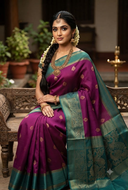 Sirumugai Pure Handloom Kanchi Soft Silk Sarees- with blouse-Multiple collection