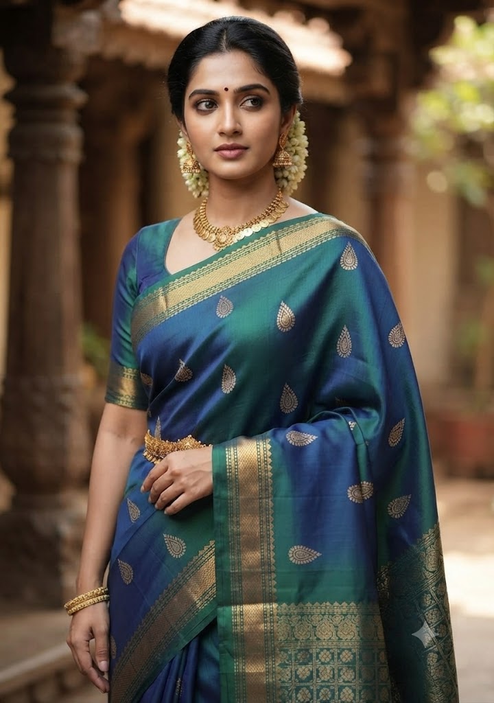 Sirumugai Pure Handloom Kanchi Soft Silk Sarees-All over motives & Jackard -Multiple collection
