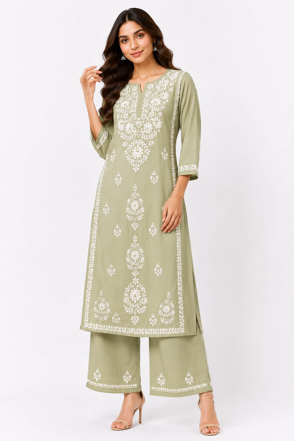 Rayon Kurti Pant set | Glamoura X