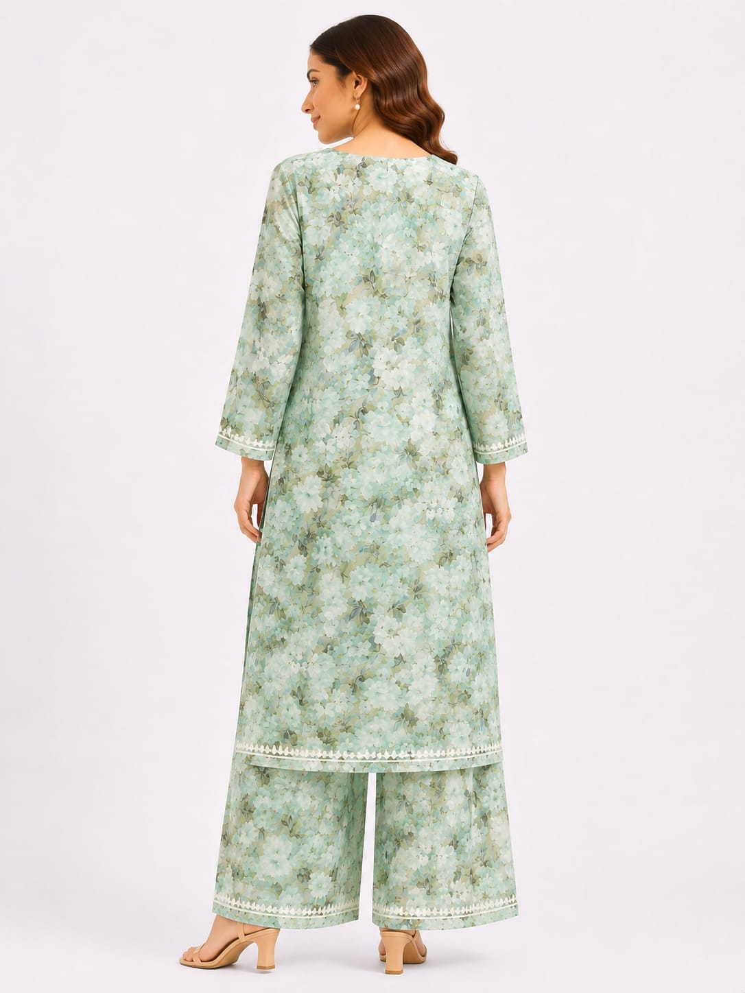 Rayon printed palazzo set