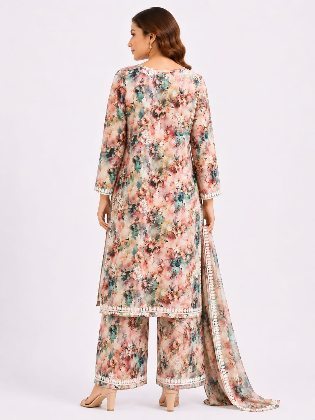 Rayon printed palazzo set