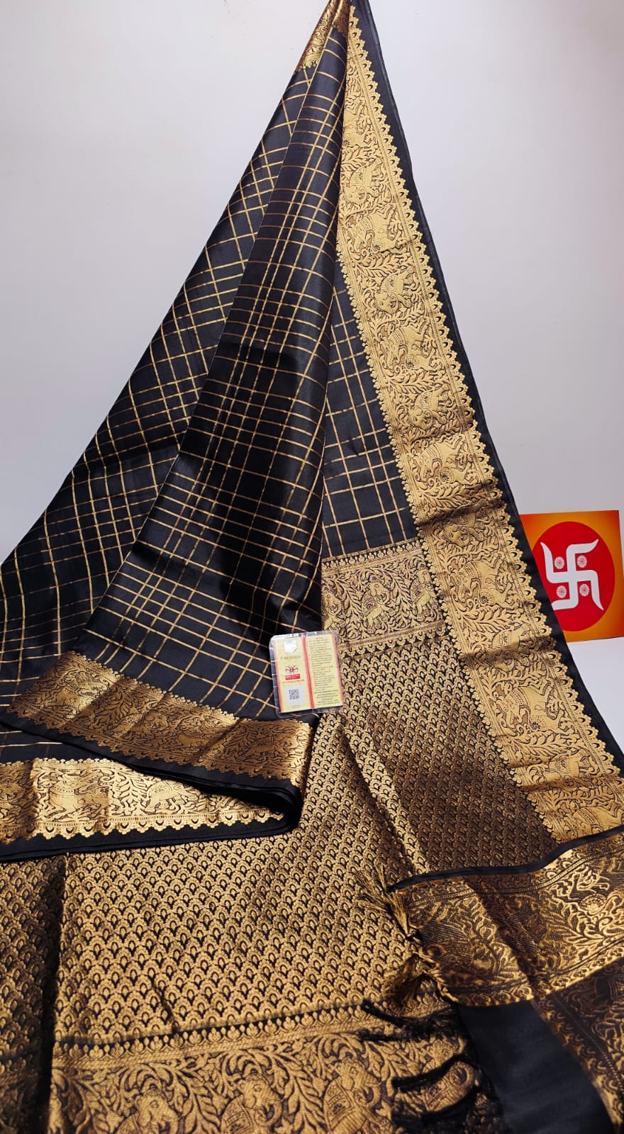 Sirumugai Pure Handloom Kanchi Soft Silk Sarees-vairusi checks-Mutiple colour