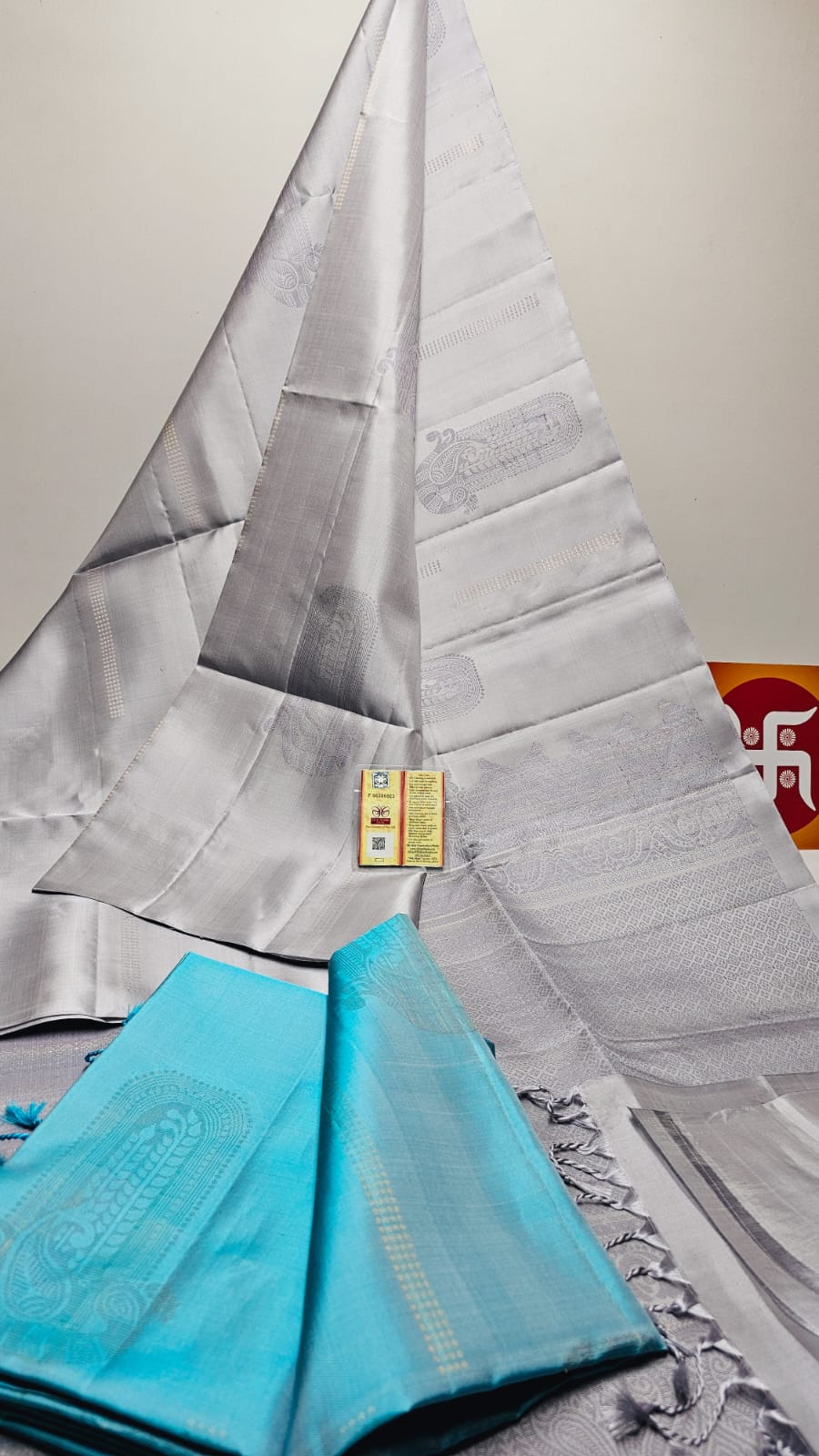 Sirumugai Pure Handloom Kanchi Soft Silk Sarees-self blouse-all over motives-Multiple colour