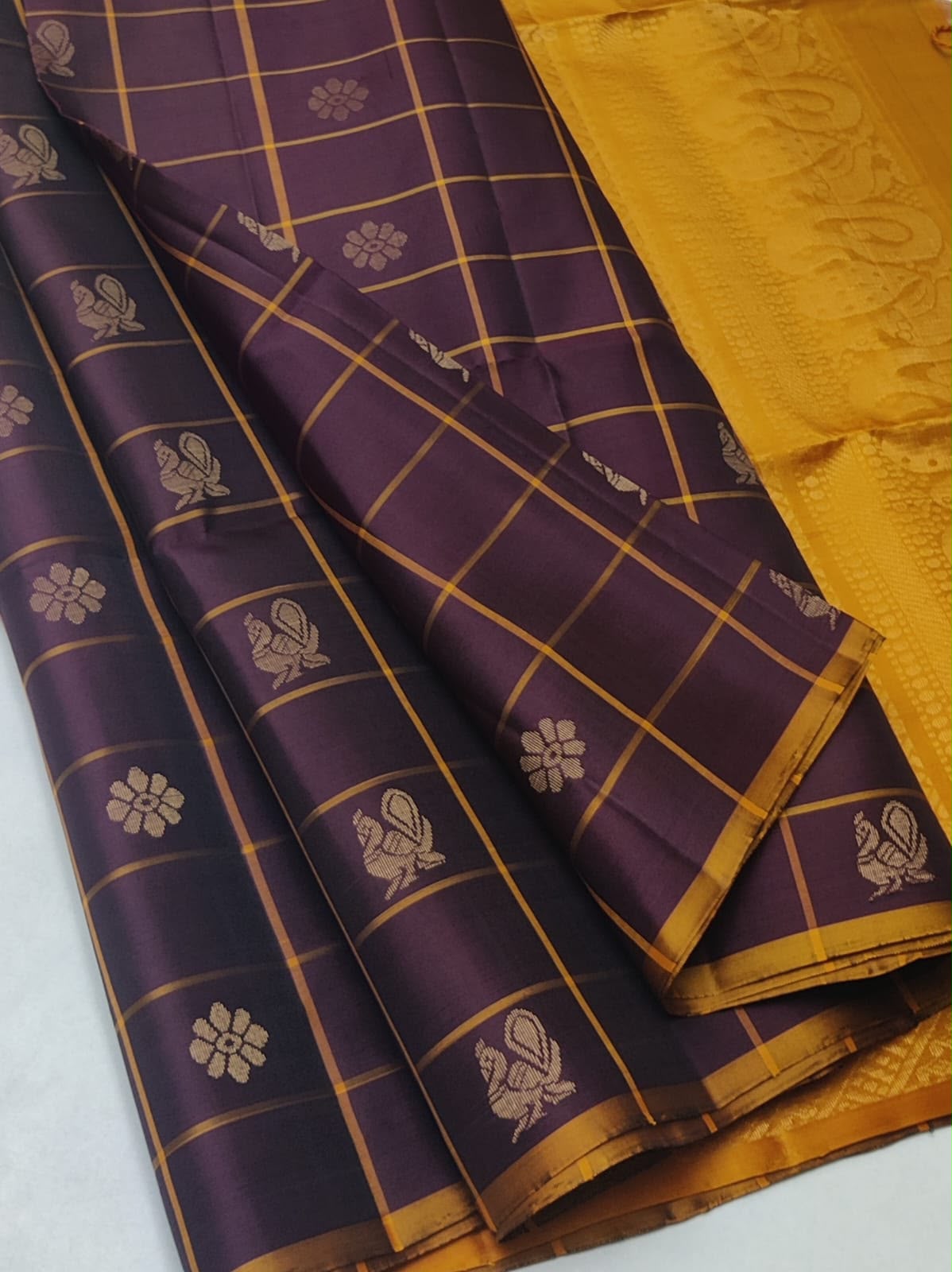 Sirumugai Pure Handloom Kanchi Soft Silk Sarees