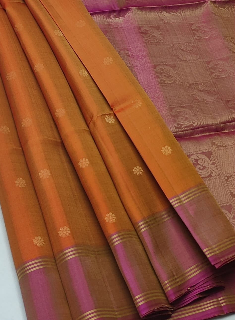 Sirumugai Pure Handloom Kanchi Soft Silk Sarees